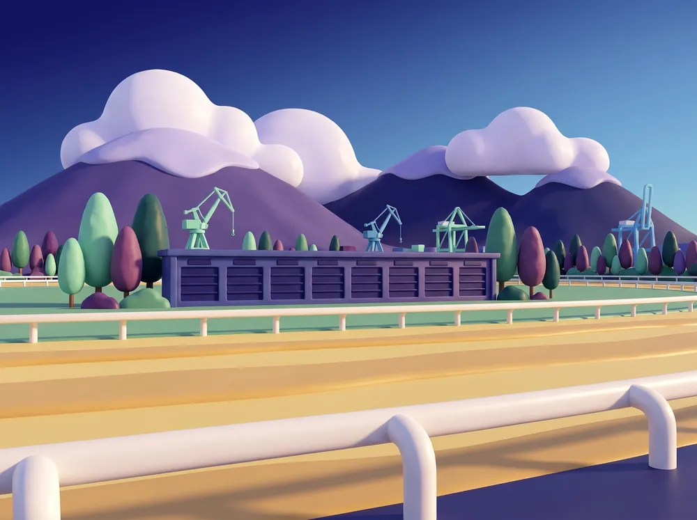 Hastings Racecourse track and the North Shore mountains