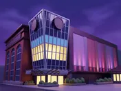 Great Canadian Casino Vancouver building at dusk